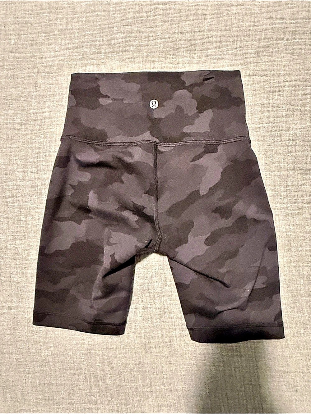 Lululemon Align High-Rise Short 6" Camo Bike Shorts